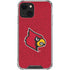 University of Louisville Red Background iPhone 14 Clear Case